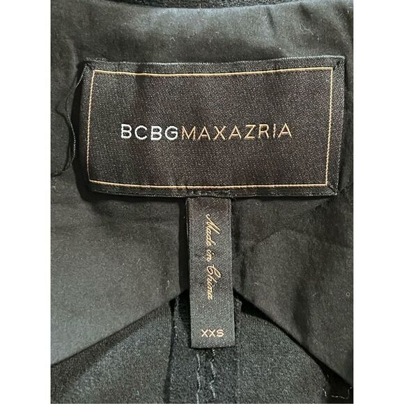 BCBGMAXAZRIA Fabian Black Faux Suede Vest Size XXS - Picture 4 of 4